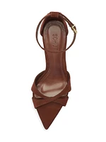 Hilda Leaf 100MM Suede Stiletto Sandals
