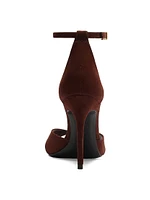 Hilda Leaf 100MM Suede Stiletto Sandals