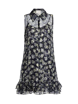 Brisbane Tossed Poppies Minidress