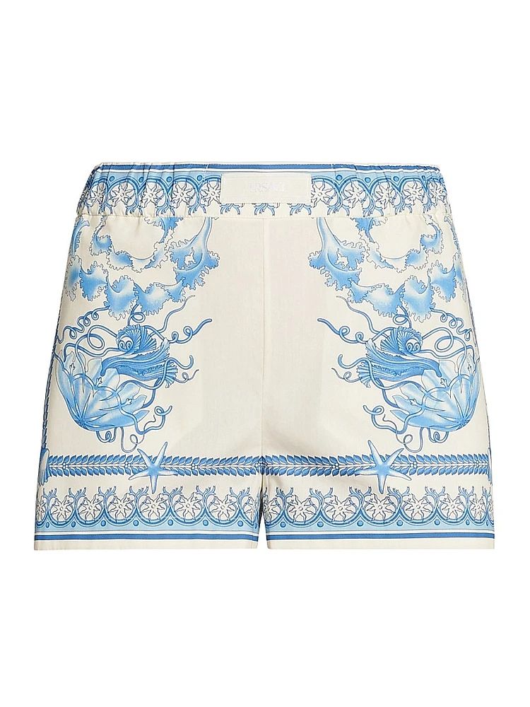Baroque Cotton Shorts