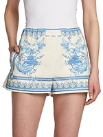 Baroque Cotton Shorts