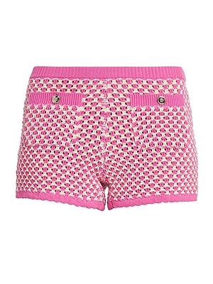 Crochet Compact Knit Shorts