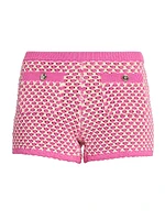 Crochet Compact Knit Shorts