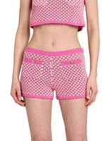 Crochet Compact Knit Shorts