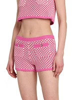Crochet Compact Knit Shorts