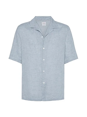 Linen Easy Fit Short Sleeve Shirt
