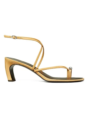 65MM Strappy Leather Sandals