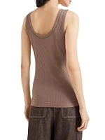 Comfort Cotton Ribbed Jersey Top