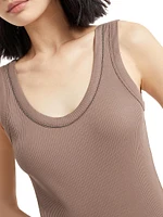 Comfort Cotton Ribbed Jersey Top