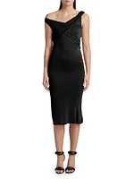 Sahara Draped Midi-Dress