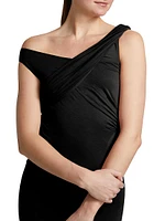 Sahara Draped Midi-Dress