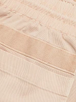 Cotton-Twill Elasticized Shorts