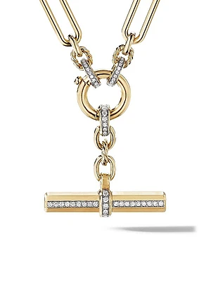 Lexington E/W Chain Necklace in 18K Yellow Gold