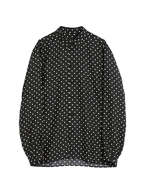 Silk Twill Shirt with Plusdepois Print