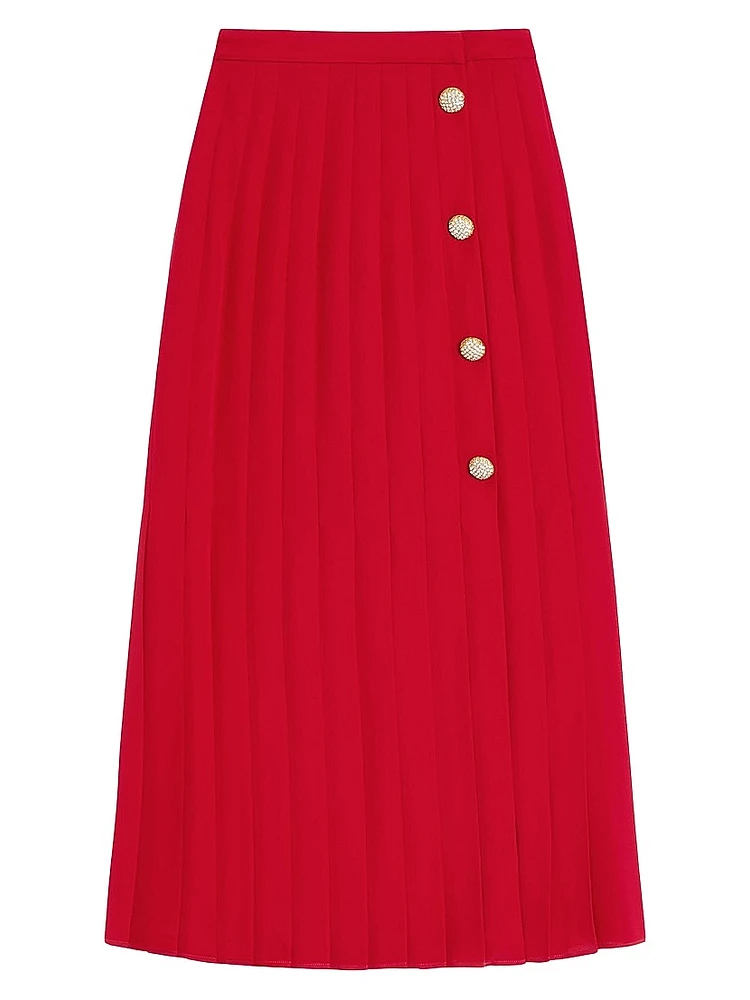 Georgette Midi Skirt