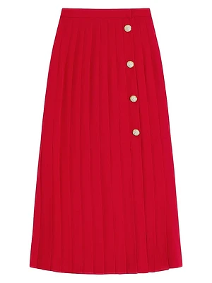 Georgette Midi Skirt