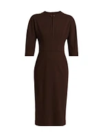 Milano Stitch Jersey Midi-Dress