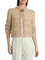 Boucle Striped Cardigan