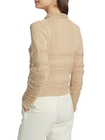 Boucle Striped Cardigan