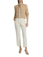 Boucle Striped Cardigan