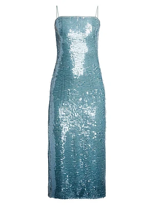 Leilani Sequined Midi-Dress