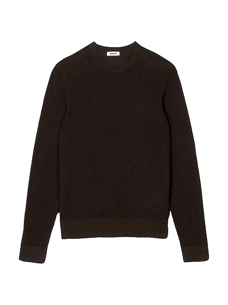 Textured Knit Sweater