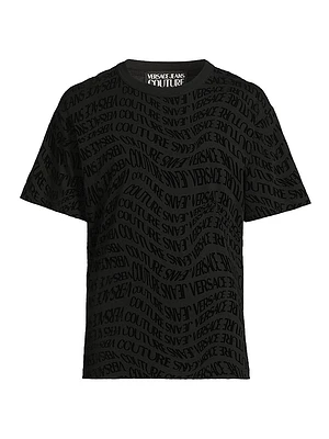 Curved Logo Crewneck T-Shirt