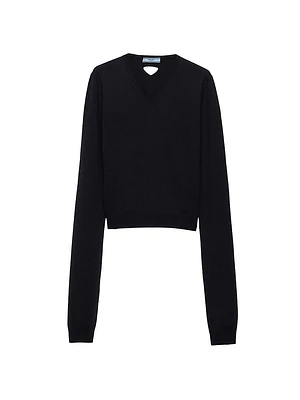 Wool V-Neck Sweater
