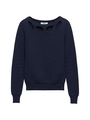 Cotton Boat Neck Sweater