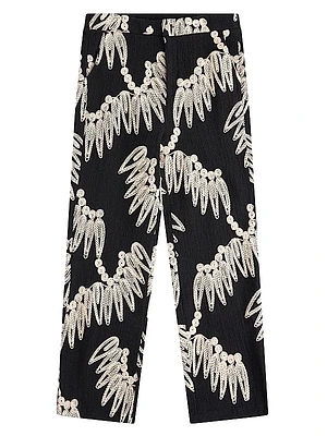 Palmetto Embroidered Pants