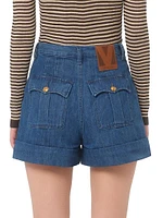 Lightweight Denim Shorts