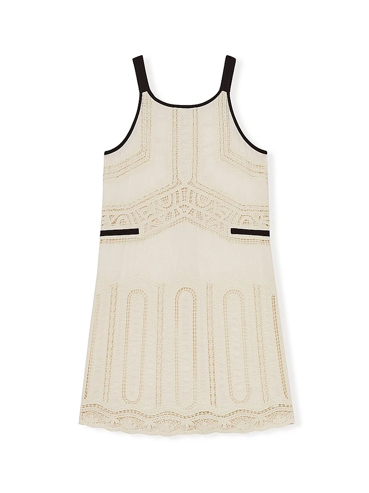 Little Girl's & Lace Sleeveless Dress