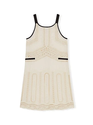 Little Girl's & Lace Sleeveless Dress