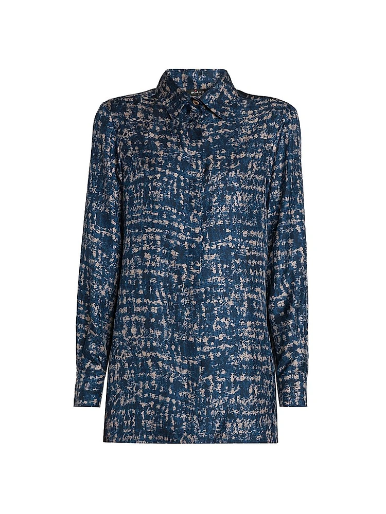 Printed Silk Blouse