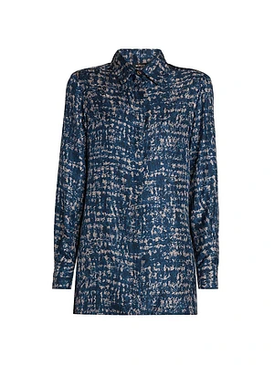 Printed Silk Blouse