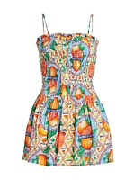 Fleur Shirred Mini Dress