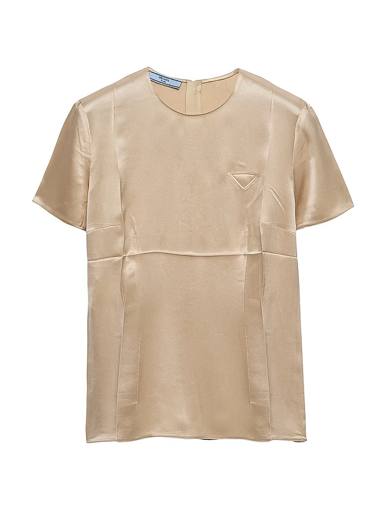 Satin Crepe Top