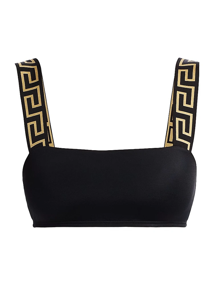 Greek Key Bikini Top