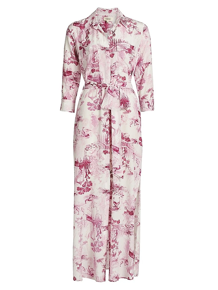 Cameron Toile de Jouy Maxi Shirtdress