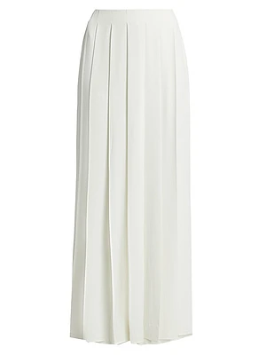 Aki Pleated Skirt-Front Pants