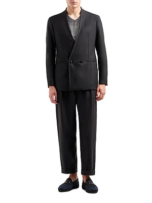 Fashion Tonal Stripe Suit