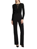 Essential Stretch Crêpe Palazzo Trousers