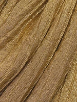 E. F. Metallic Ribbed Maxi Dress