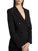 Slim-Fit Double-Breasted Jacket