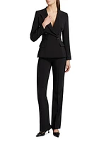 Slim-Fit Double-Breasted Jacket