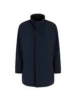 Caban Nylon-Blend Coat
