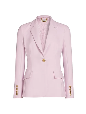 Single-Breasted Slim-Fit Jacket
