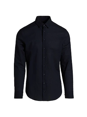 Seersucker Cotton Shirt