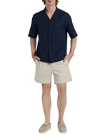 Seersucker V-Neck Shirt