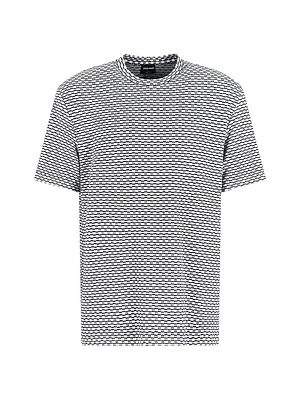 Check Crewneck T-Shirt